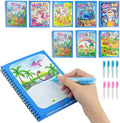 Reusable Water Coloring Book Set (Pack of 1)