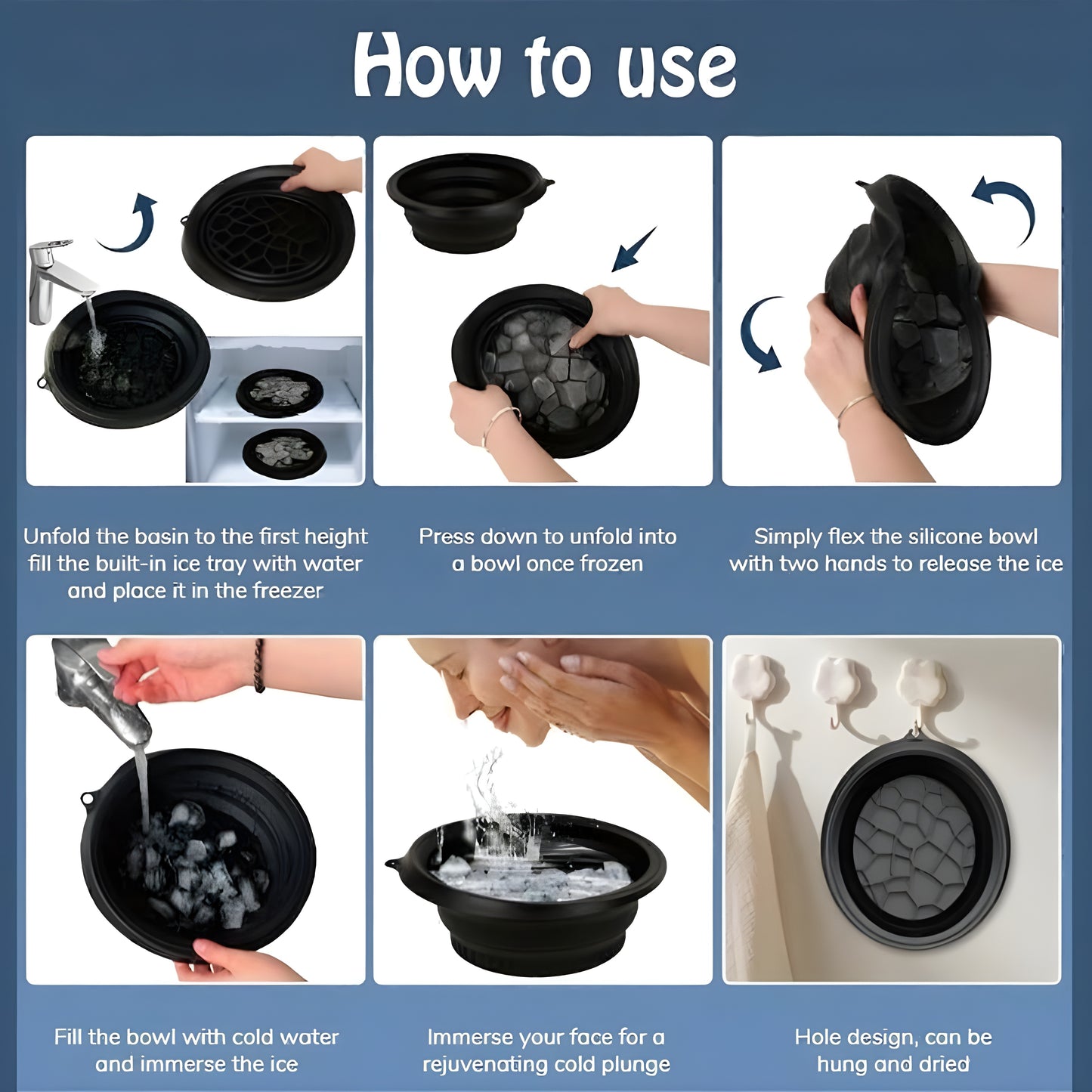 Silicone Face Ice Bowl