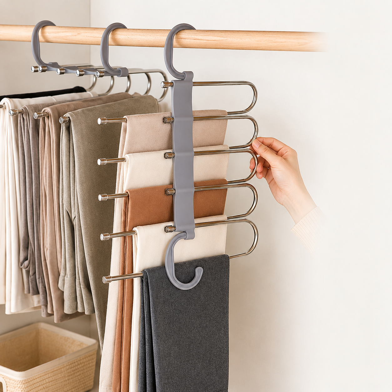 Foldable 5-in-1 Hanger