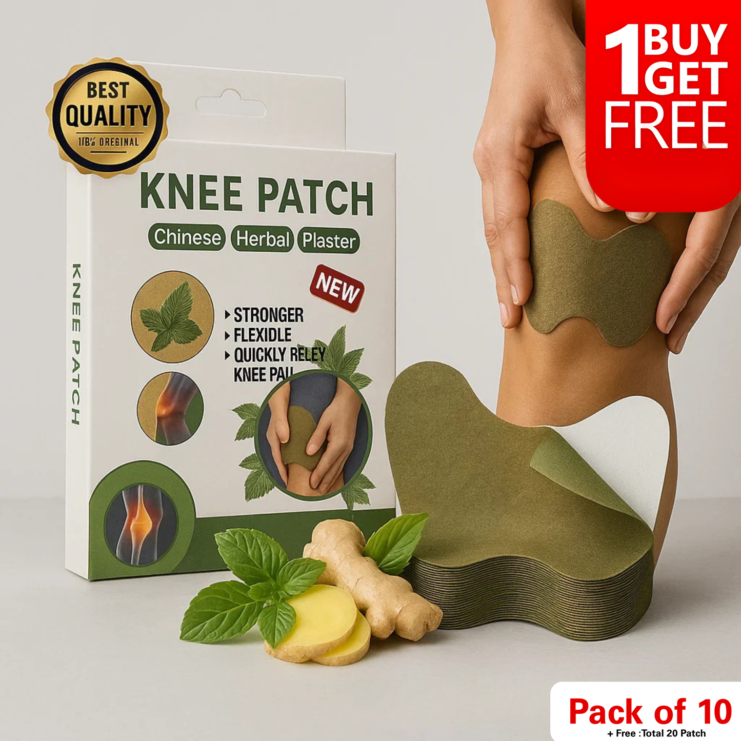 (Buy 1 Get 1 FREE) Natural Herbal Pain Relief Patches (P-10)