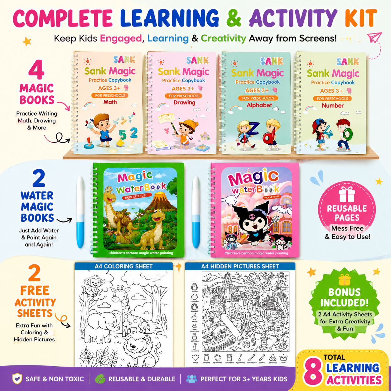 4 Types Learning Books