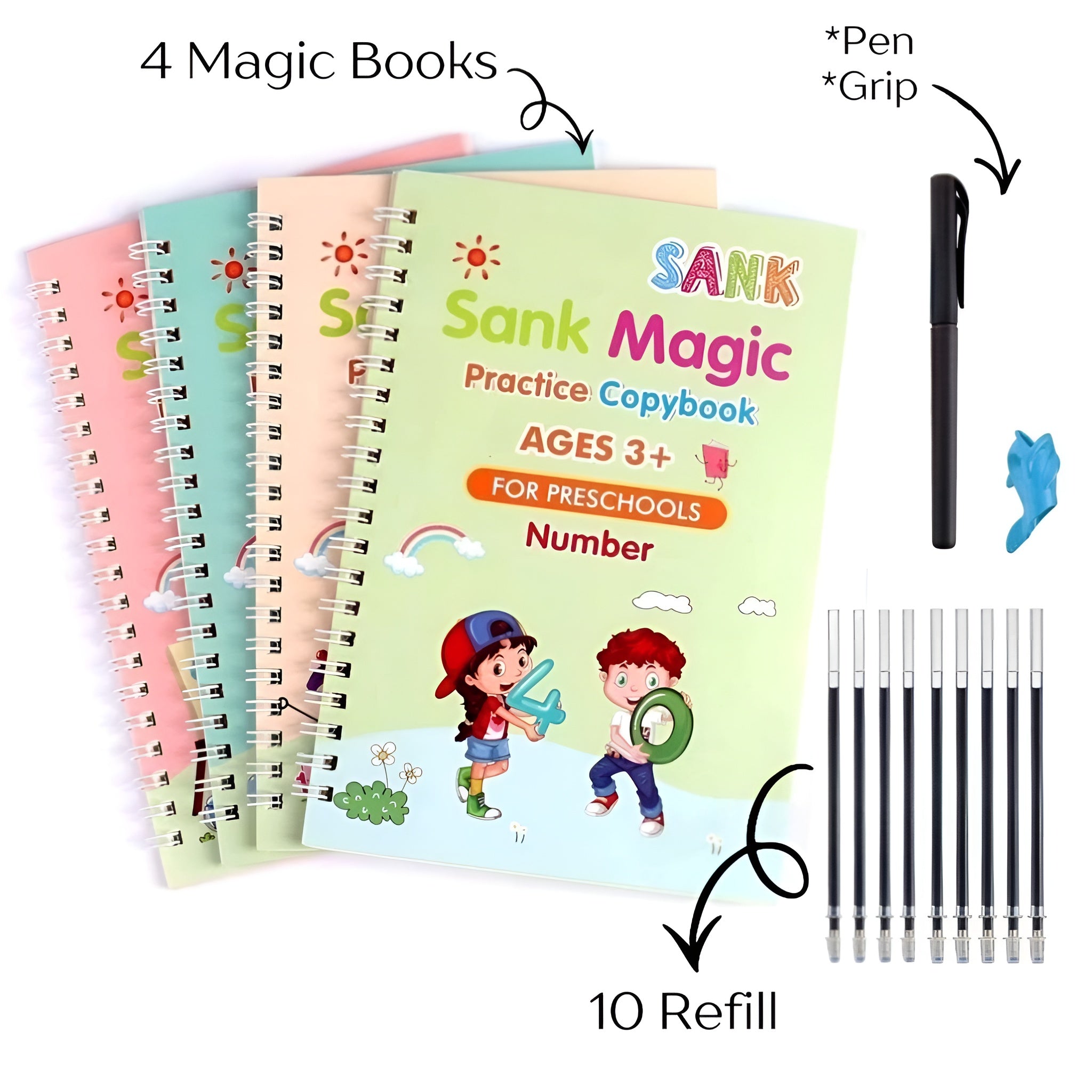4 Types Learning Books