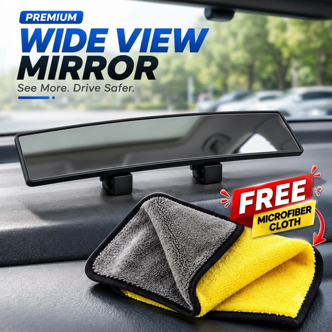 Premium Wide View Mirror