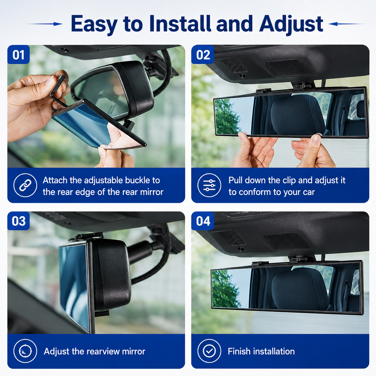 Premium Wide View Mirror