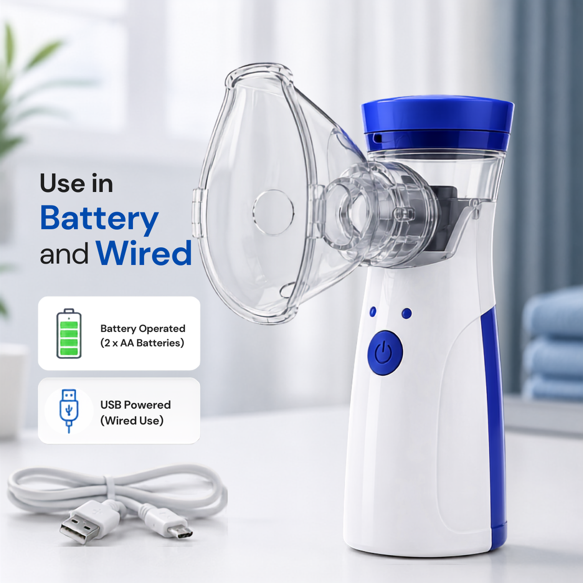 Portable Mesh Nebulizer