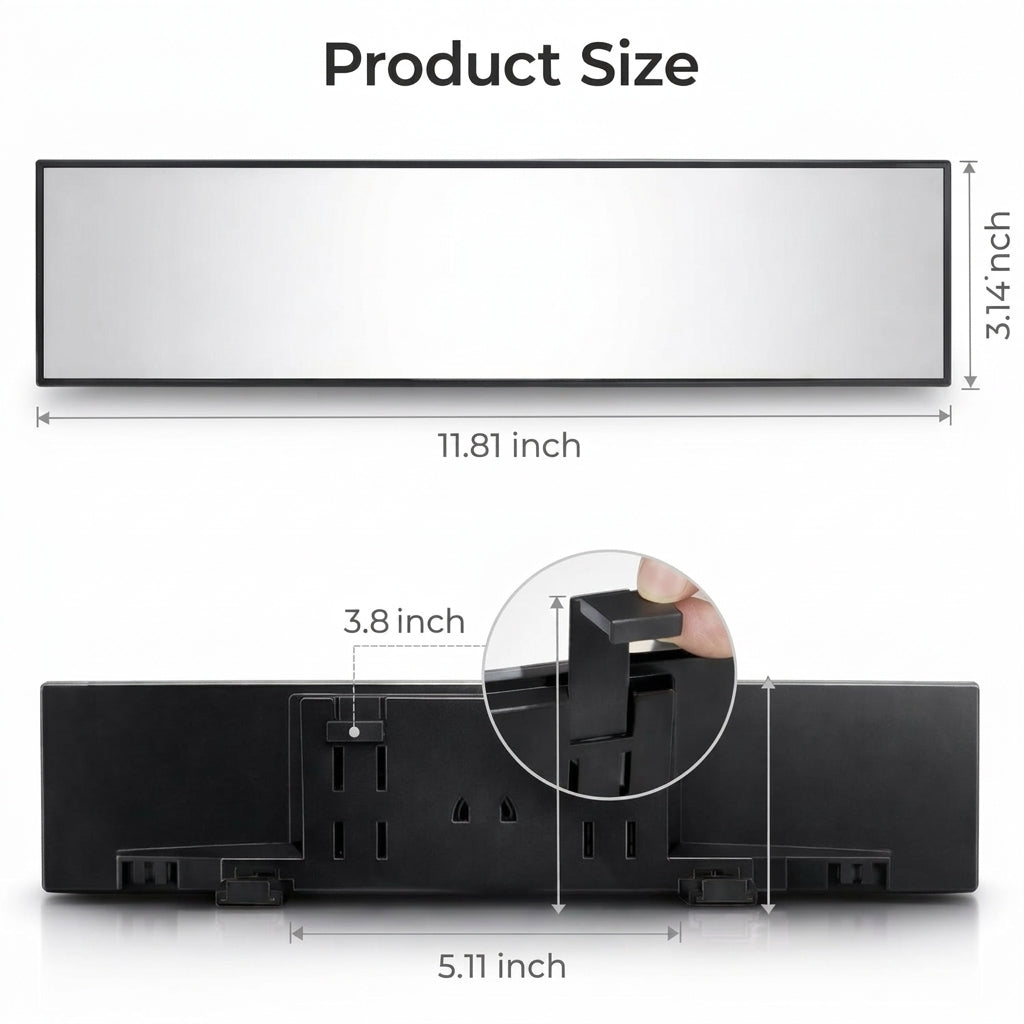 Premium Wide View Mirror
